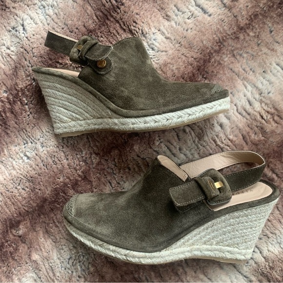 Veronica Beard Seki Espadrille Wedge Military - Picture 3 of 10